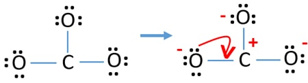 mark charges on carbonate lewis structure